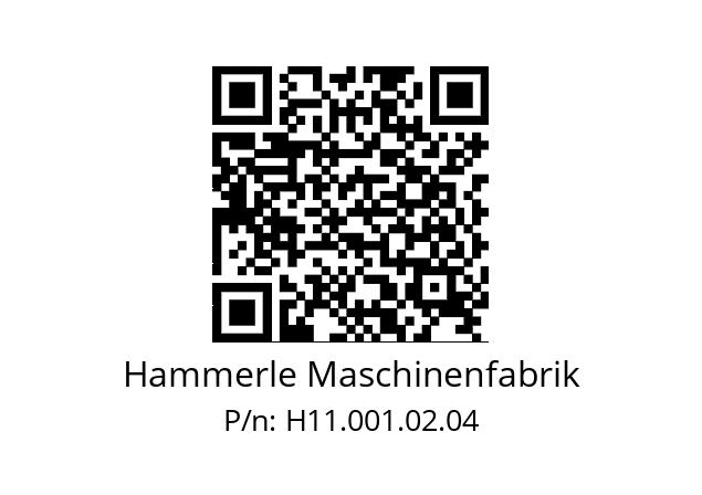   Hammerle Maschinenfabrik H11.001.02.04