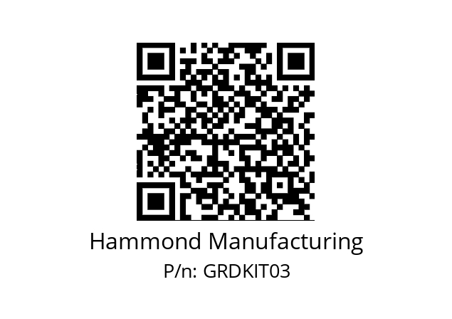   Hammond Manufacturing GRDKIT03