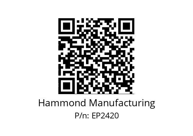   Hammond Manufacturing EP2420