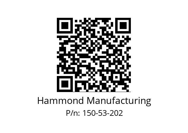   Hammond Manufacturing 150-53-202