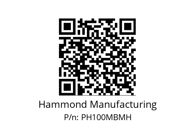   Hammond Manufacturing PH100MBMH