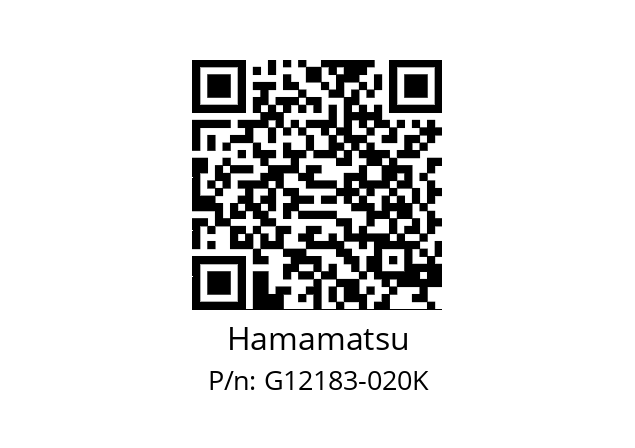   Hamamatsu G12183-020K