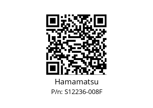   Hamamatsu S12236-008F