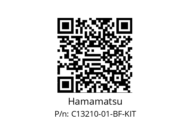   Hamamatsu C13210-01-BF-KIT