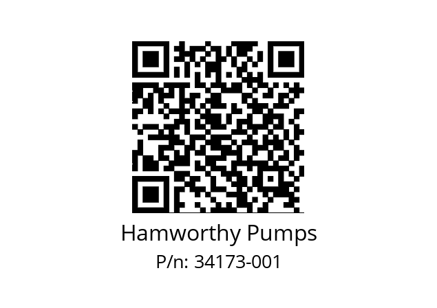   Hamworthy Pumps 34173-001