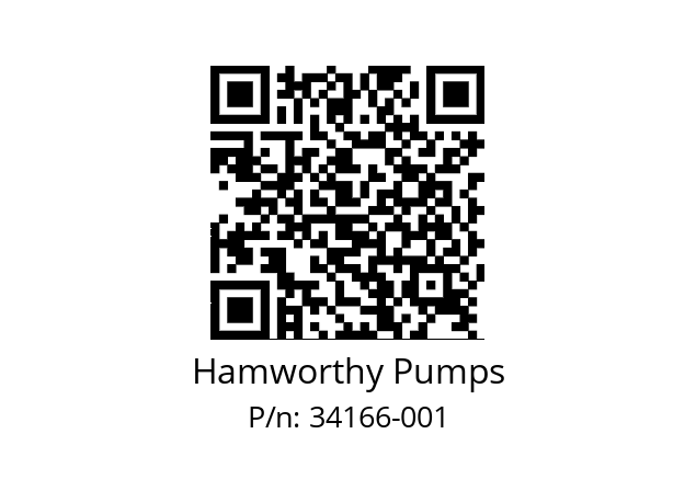   Hamworthy Pumps 34166-001