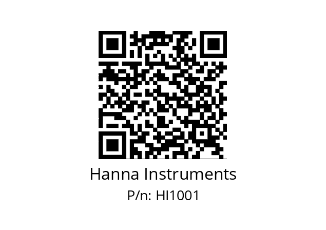   Hanna Instruments HI1001