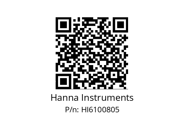   Hanna Instruments HI6100805