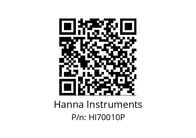   Hanna Instruments HI70010P