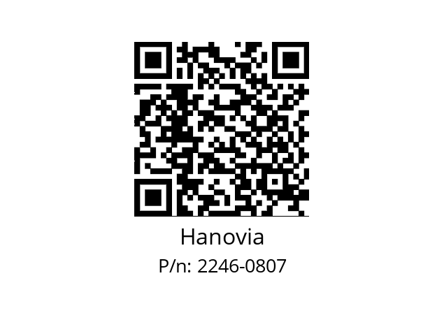   Hanovia 2246-0807