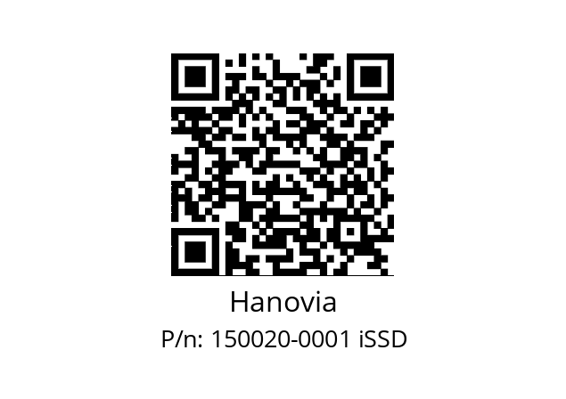   Hanovia 150020-0001 iSSD