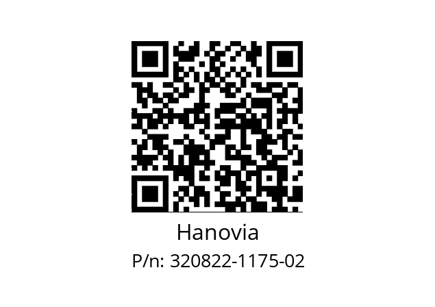   Hanovia 320822-1175-02