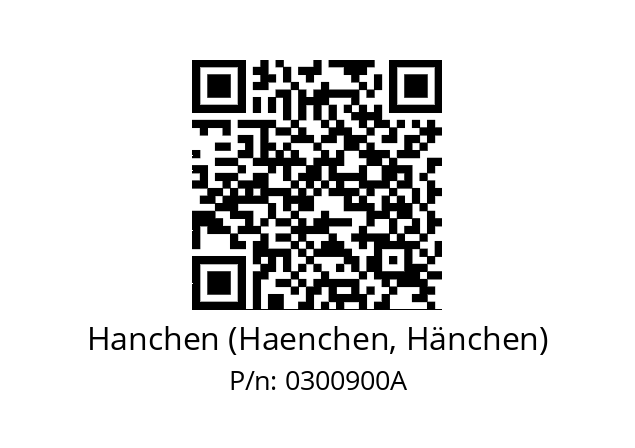   Hanchen (Haenchen, Hänchen) 0300900A