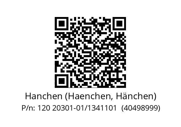   Hanchen (Haenchen, Hänchen) 120 20301-01/1341101  (40498999)