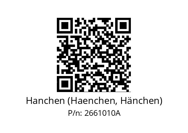   Hanchen (Haenchen, Hänchen) 2661010A