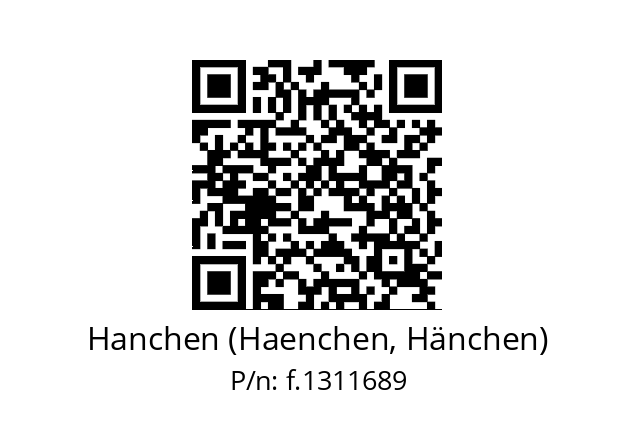   Hanchen (Haenchen, Hänchen) f.1311689