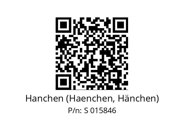   Hanchen (Haenchen, Hänchen) S 015846