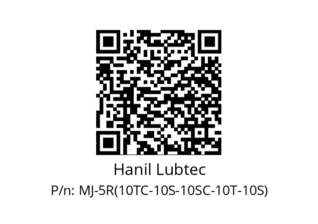   Hanil Lubtec MJ-5R(10TC-10S-10SC-10T-10S)