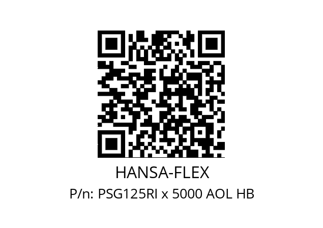   HANSA-FLEX PSG125RI x 5000 AOL HB