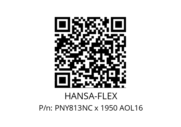   HANSA-FLEX PNY813NC x 1950 AOL16