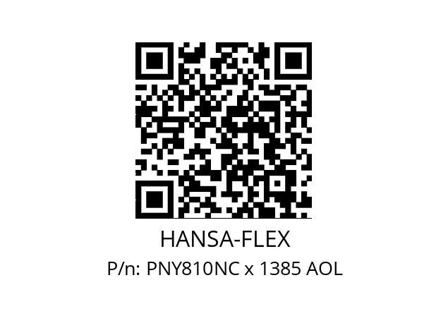   HANSA-FLEX PNY810NC x 1385 AOL