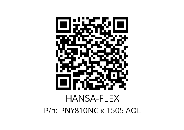   HANSA-FLEX PNY810NC x 1505 AOL