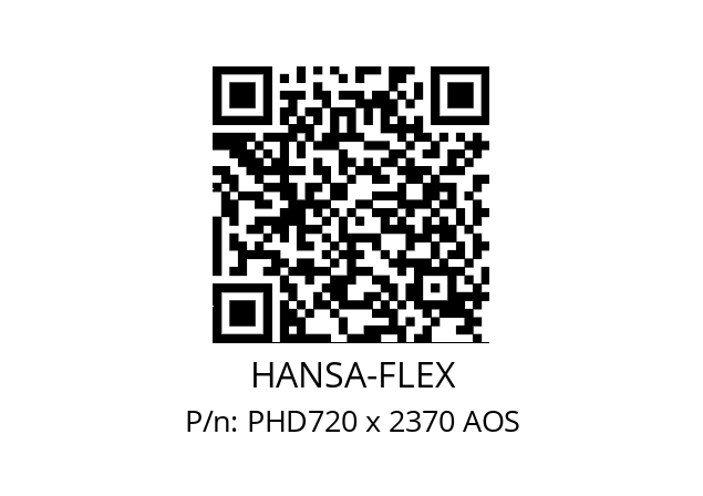   HANSA-FLEX PHD720 x 2370 AOS