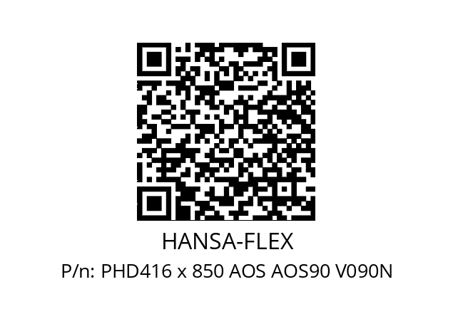   HANSA-FLEX PHD416 x 850 AOS AOS90 V090N