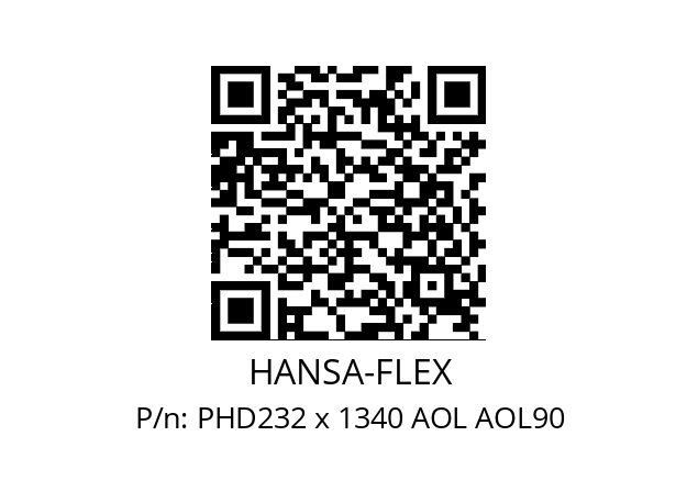   HANSA-FLEX PHD232 x 1340 AOL AOL90