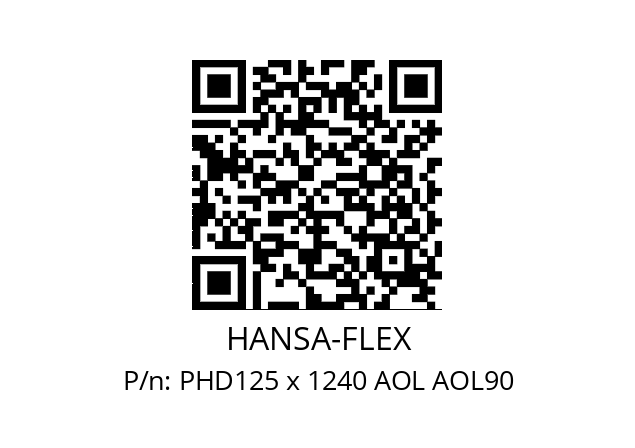   HANSA-FLEX PHD125 x 1240 AOL AOL90