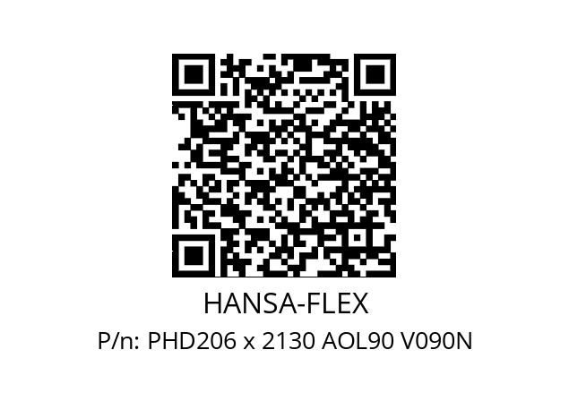   HANSA-FLEX PHD206 x 2130 AOL90 V090N