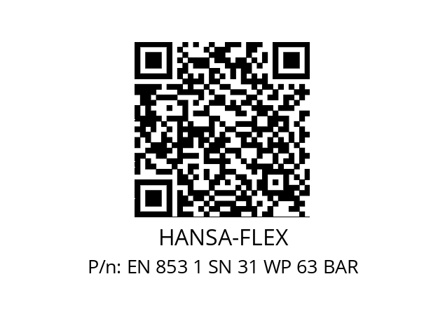   HANSA-FLEX EN 853 1 SN 31 WP 63 BAR