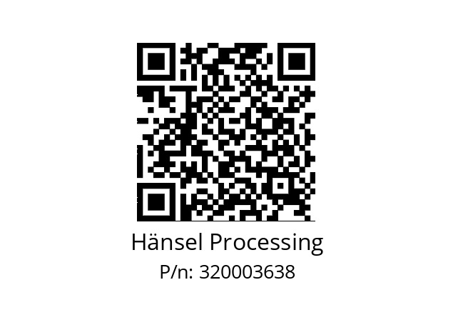   Hänsel Processing 320003638