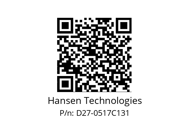   Hansen Technologies D27-0517C131