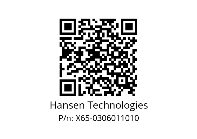   Hansen Technologies X65-0306011010