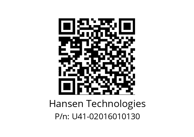   Hansen Technologies U41-02016010130