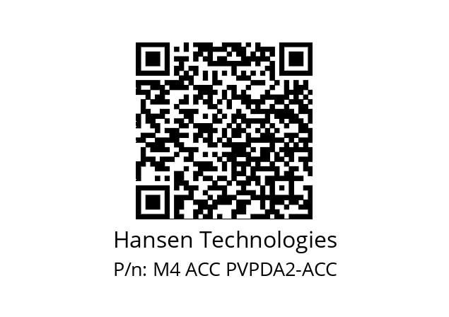   Hansen Technologies M4 ACC PVPDA2-ACC