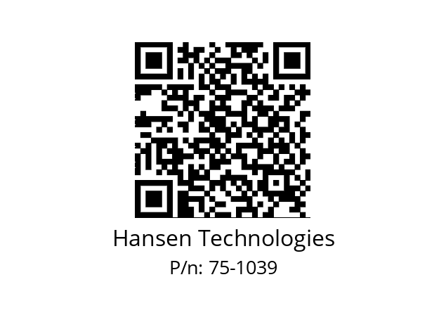   Hansen Technologies 75-1039