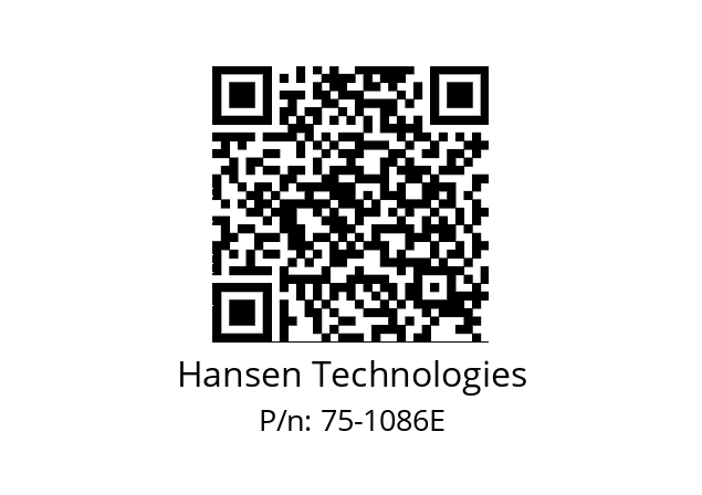   Hansen Technologies 75-1086E