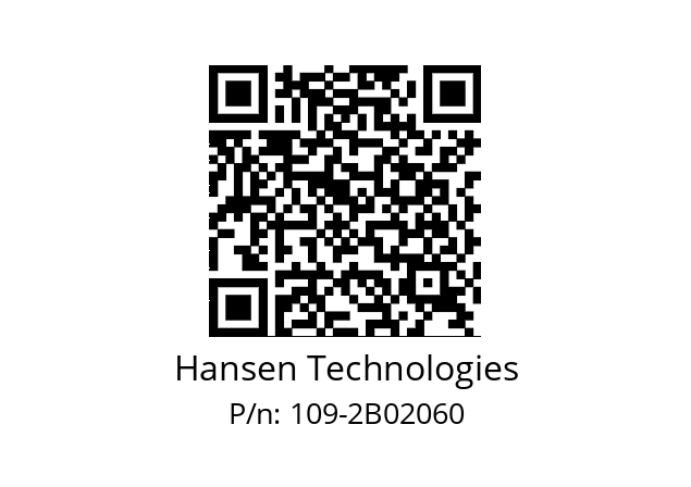   Hansen Technologies 109-2B02060