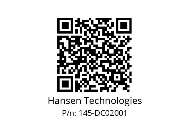   Hansen Technologies 145-DC02001