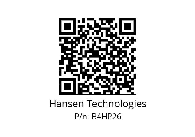   Hansen Technologies B4HP26