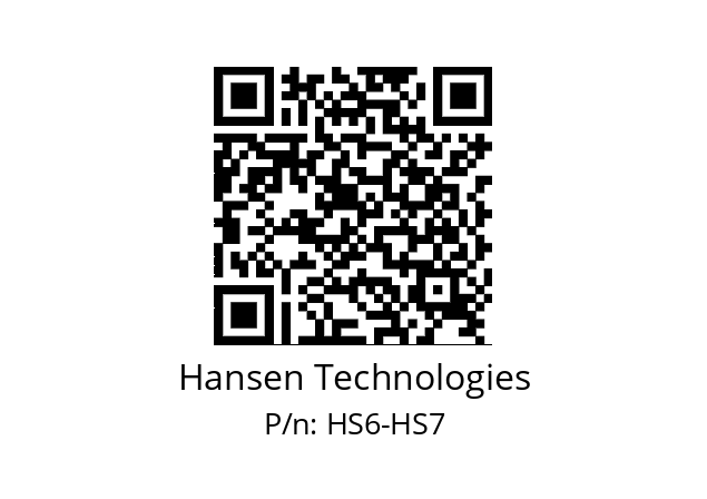   Hansen Technologies HS6-HS7