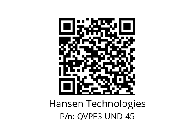   Hansen Technologies QVPE3-UND-45