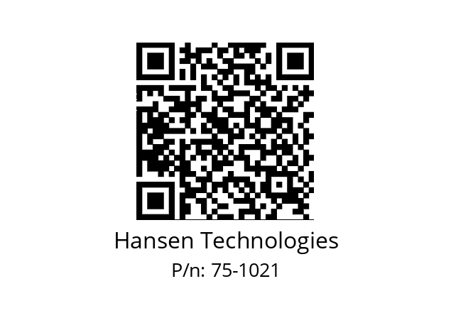   Hansen Technologies 75-1021