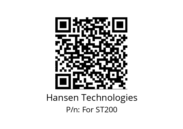   Hansen Technologies For ST200