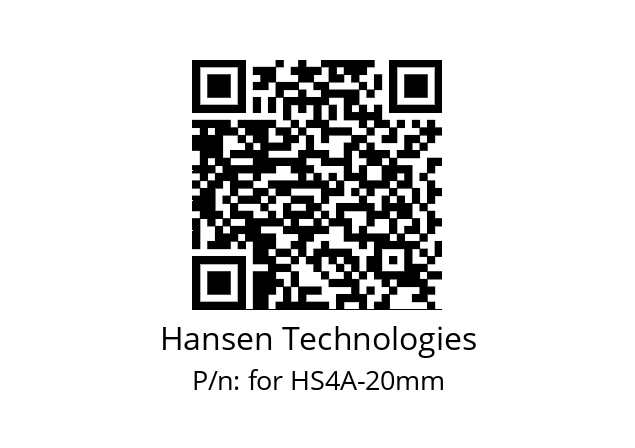   Hansen Technologies for HS4A-20mm