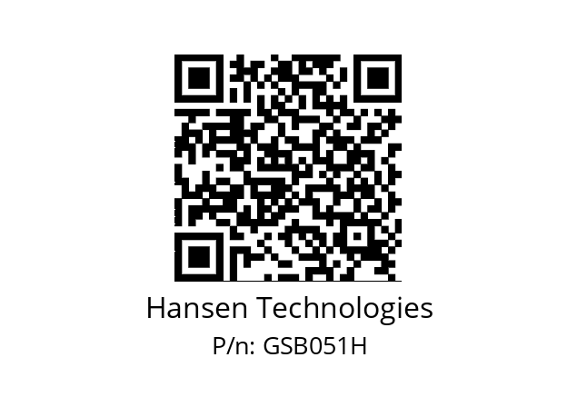   Hansen Technologies GSB051H