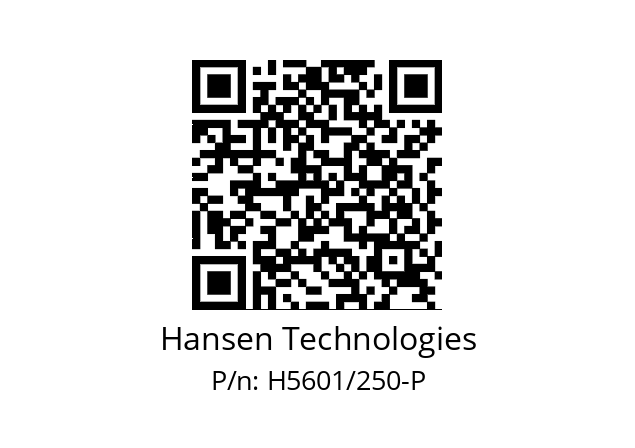   Hansen Technologies H5601/250-P