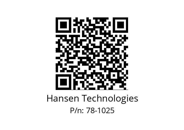   Hansen Technologies 78-1025